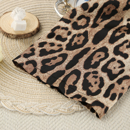 Leopard Print Loose Homewear Sets