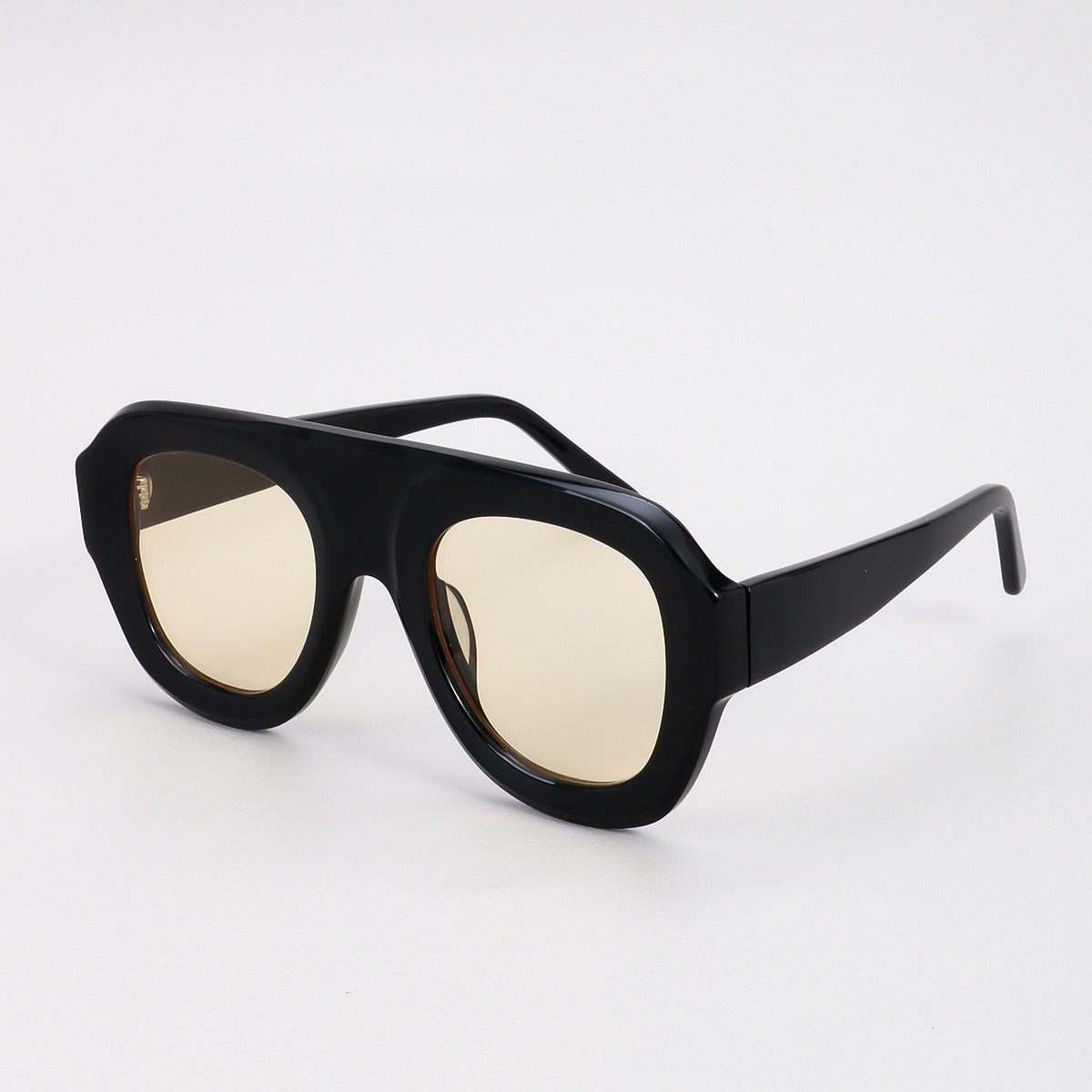 Retro Oversized Square Acetate Sunglasses