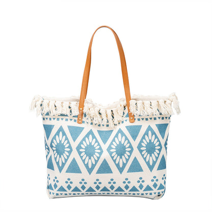 Print Large Size Tote Handbag