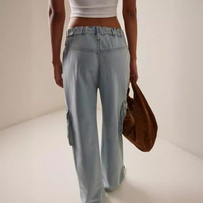 Loose High Waist Denim Jeans Wide Leg Jeans