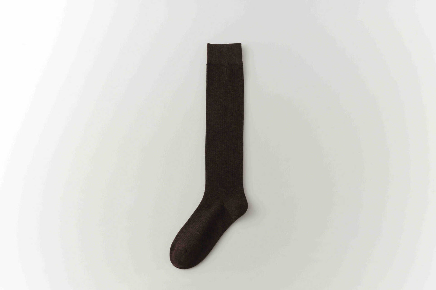 Casual Solid Color Knee High Wool Socks
