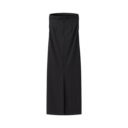 Two-Piece Fashion Rose Black Knitted Sets