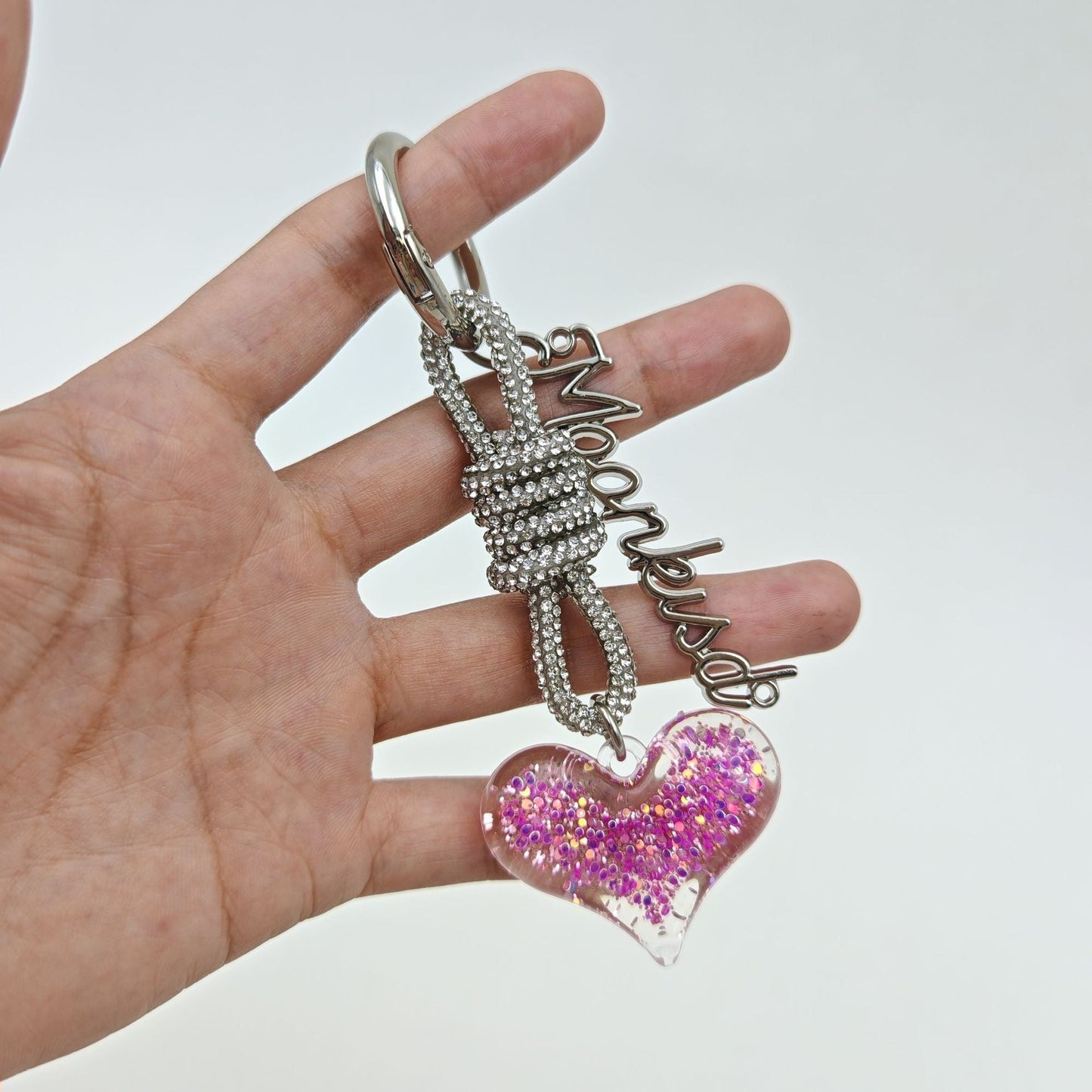 Cute Love Braided Keychain Bag Charm