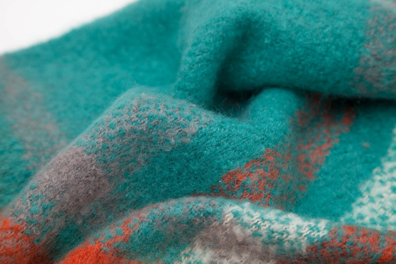 Tassel Plaid Vintage Scarves