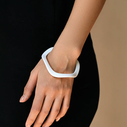 Simple Wave Irregular Acrylic Bracelets