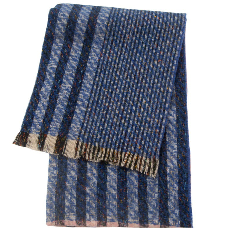 Vintage Stripe Patchwork Scarves