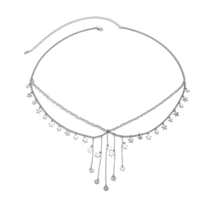 Sexy Butterfly Pearl Tassel Waist Chain