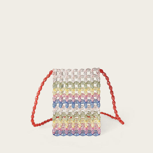 Colorful Beads Square MIni Shoulder Bags