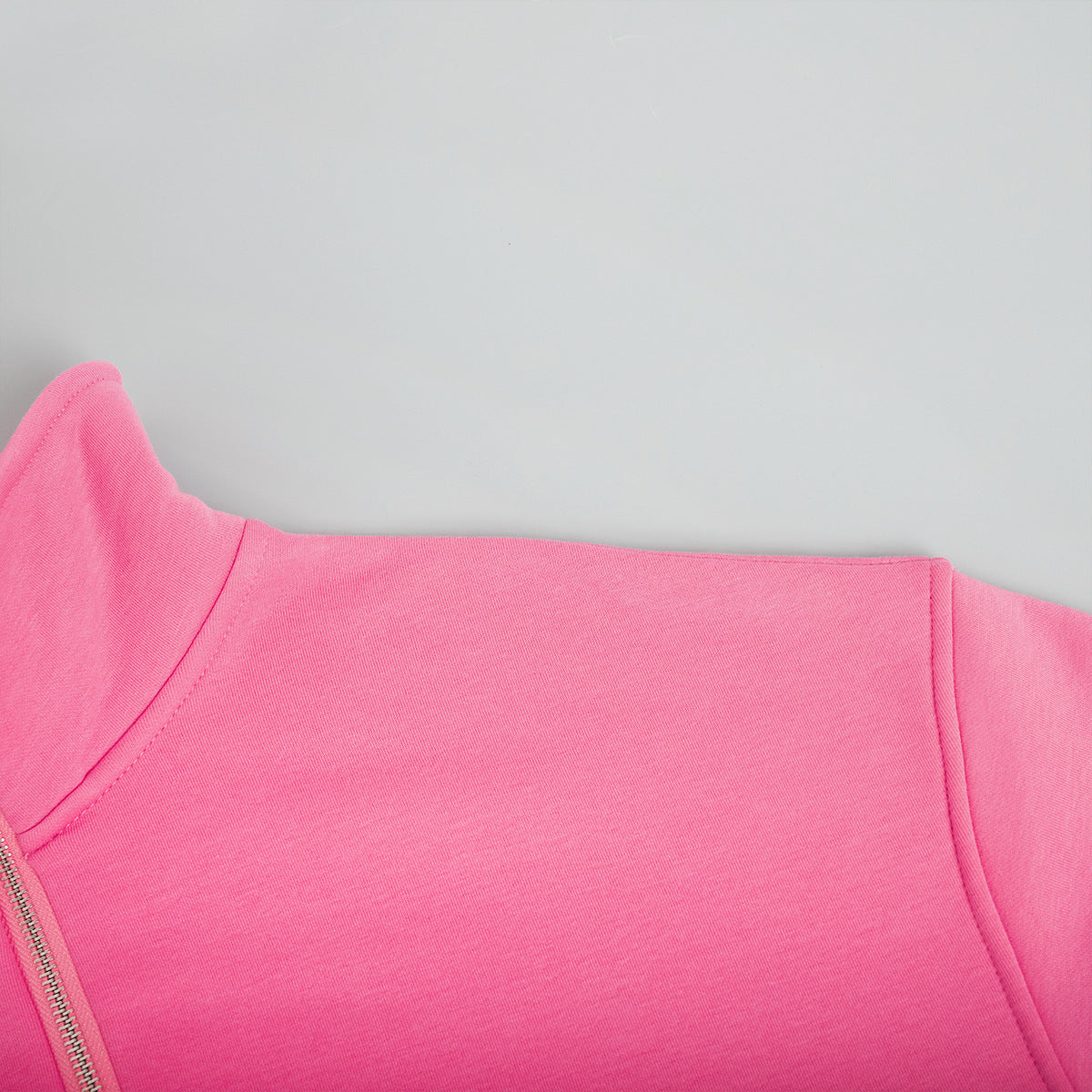 Loose Lapel Zipper Hoodie