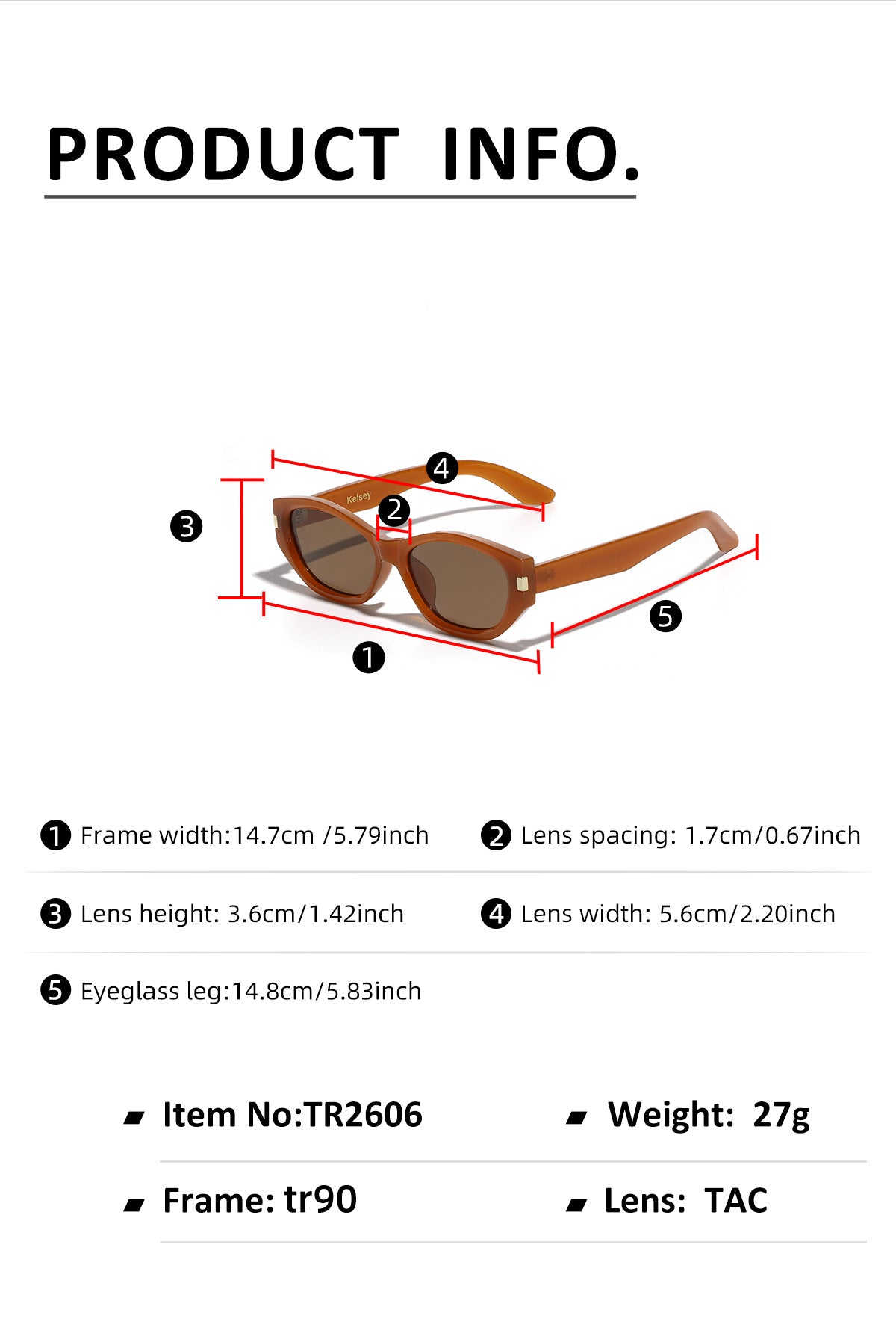 Vintage Cat-Eye Polarized Sunglasses