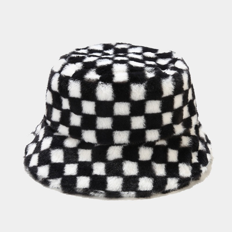 Contrast Color Checker Outdoors Bucket Hats