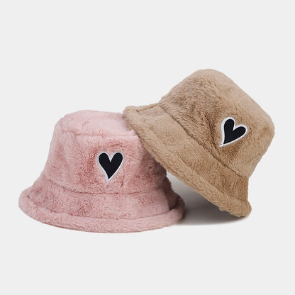 Love Patch Simple Soft Bucket Hats
