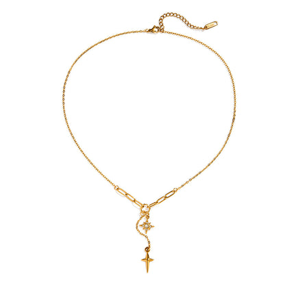 Chic Gold Plated Stainless Steel Choker Necklace