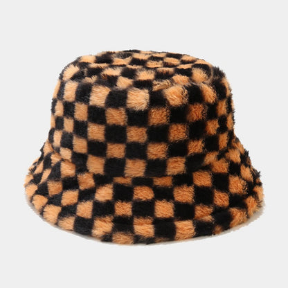 Contrast Color Checker Outdoors Bucket Hats
