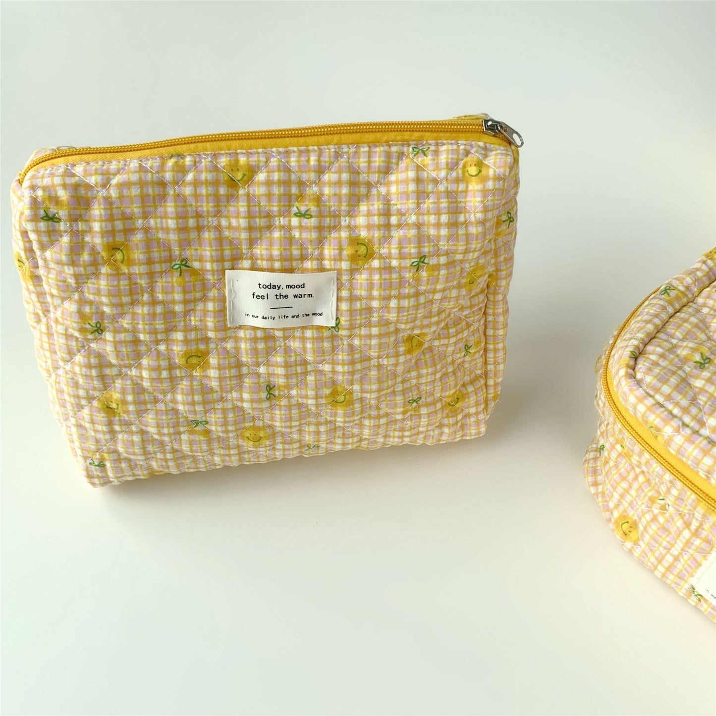 Flowal Print Simplle Make Up Bag