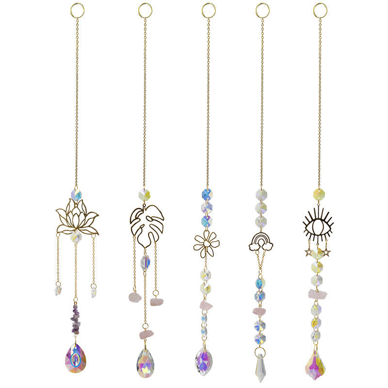 Hellow Out Hanging Crystal Decoration