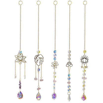 Hellow Out Hanging Crystal Decoration