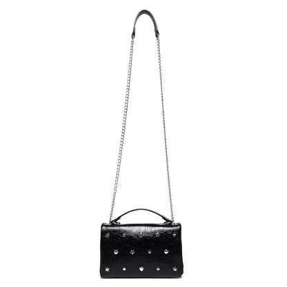 Trendy Rivet Multi-Compartment Shoulder Bag