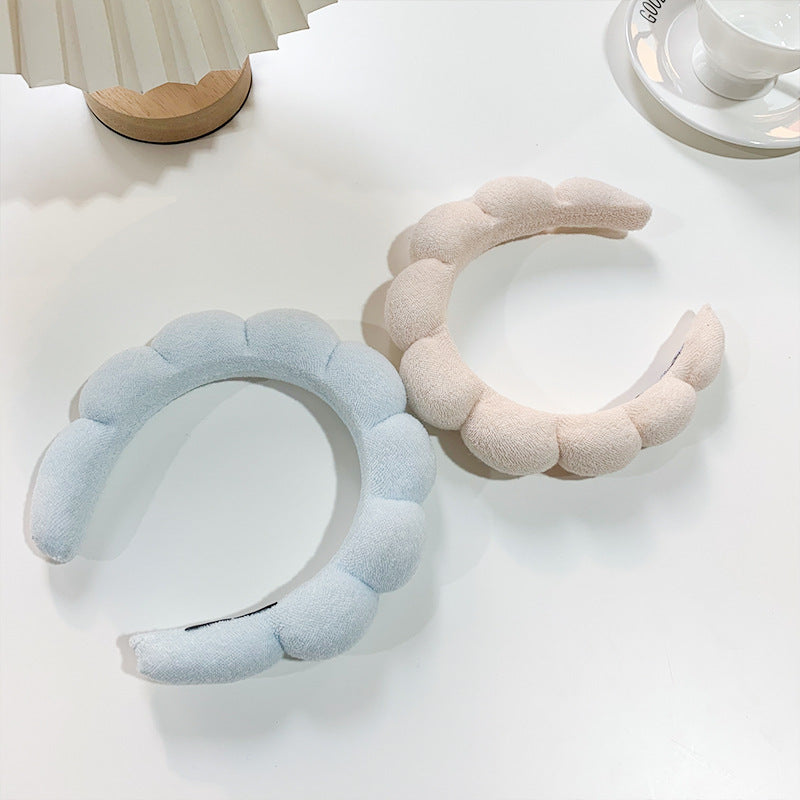 Towel Velvet Cloud Twist Hairband