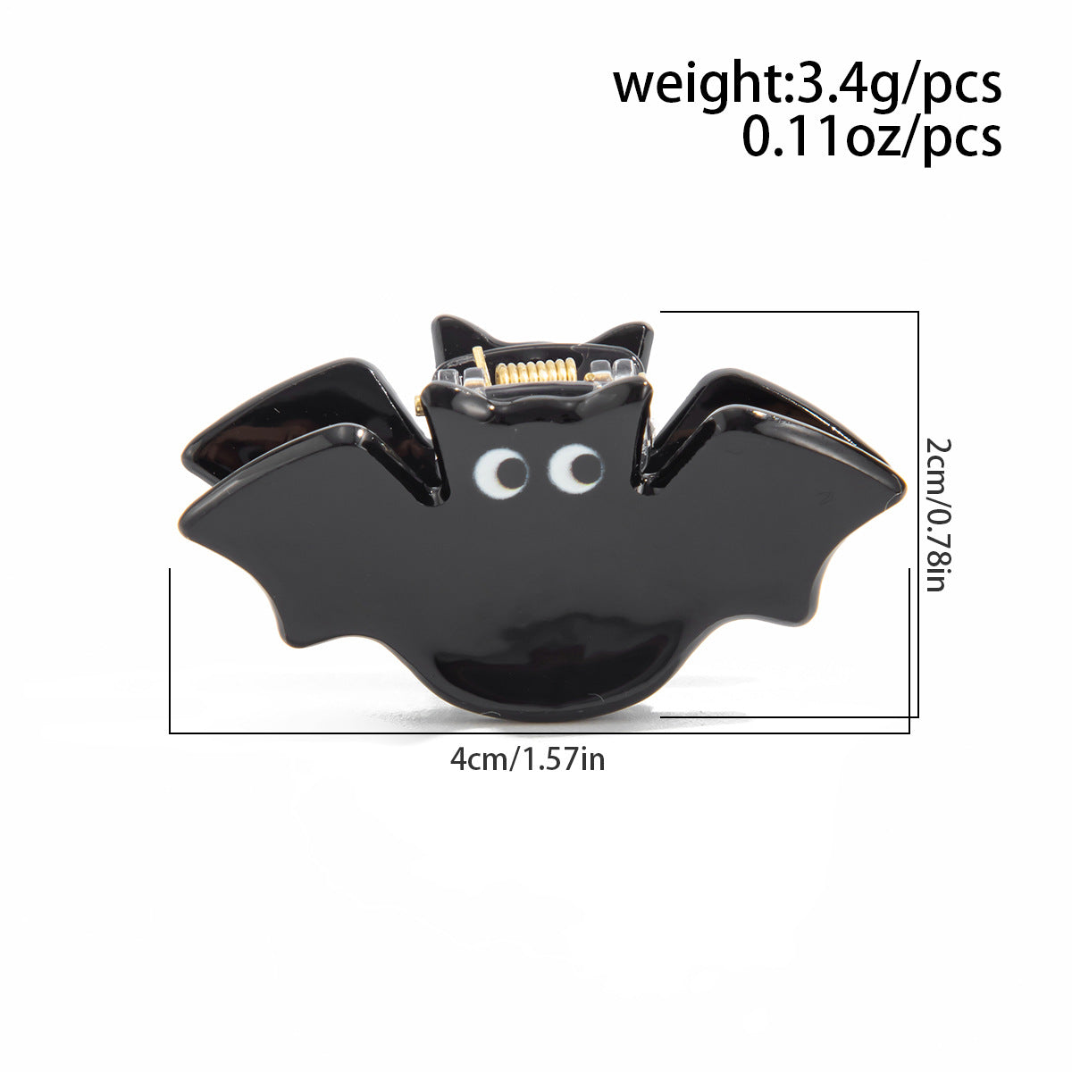 Cute Halloween Spider Ghost Mini Hair Claw