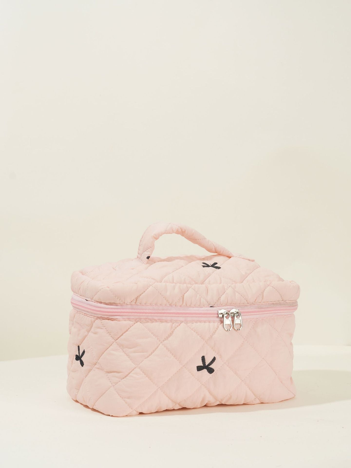 Bows Print Large Capacity Make Up Bag