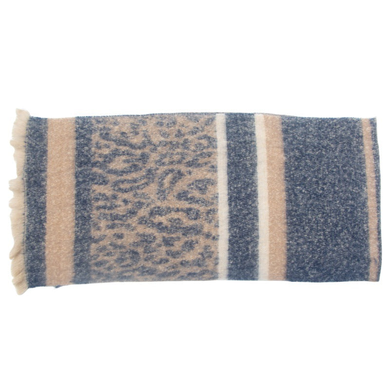 Vintage Leopard Print Scarves