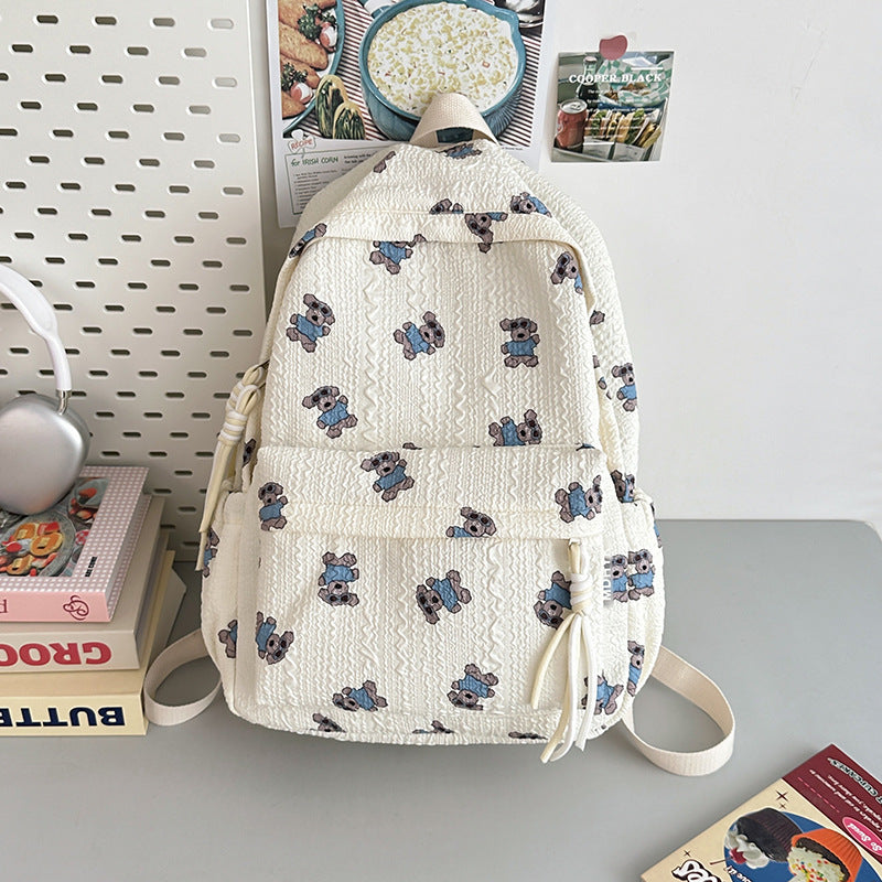 Cute Print Portable Large Capacity Backpack