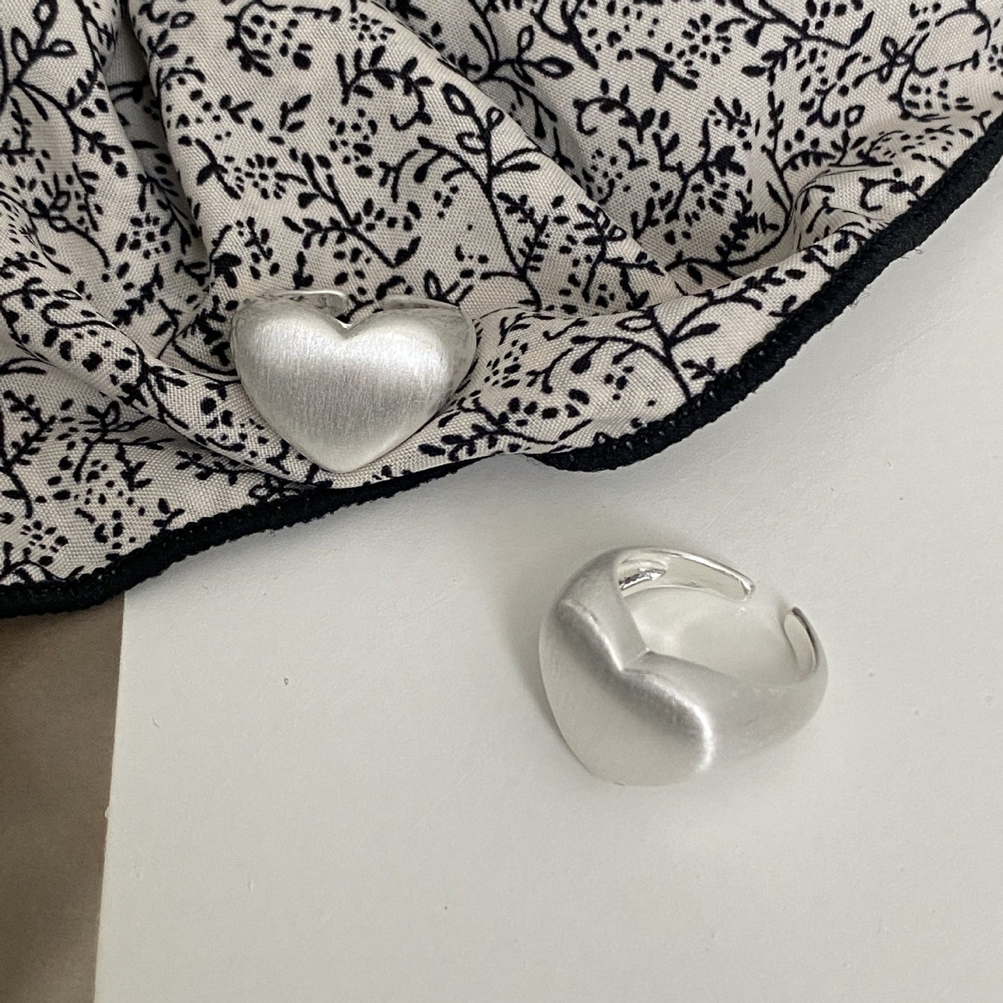 Trendy Silver Wide Open Band Ring