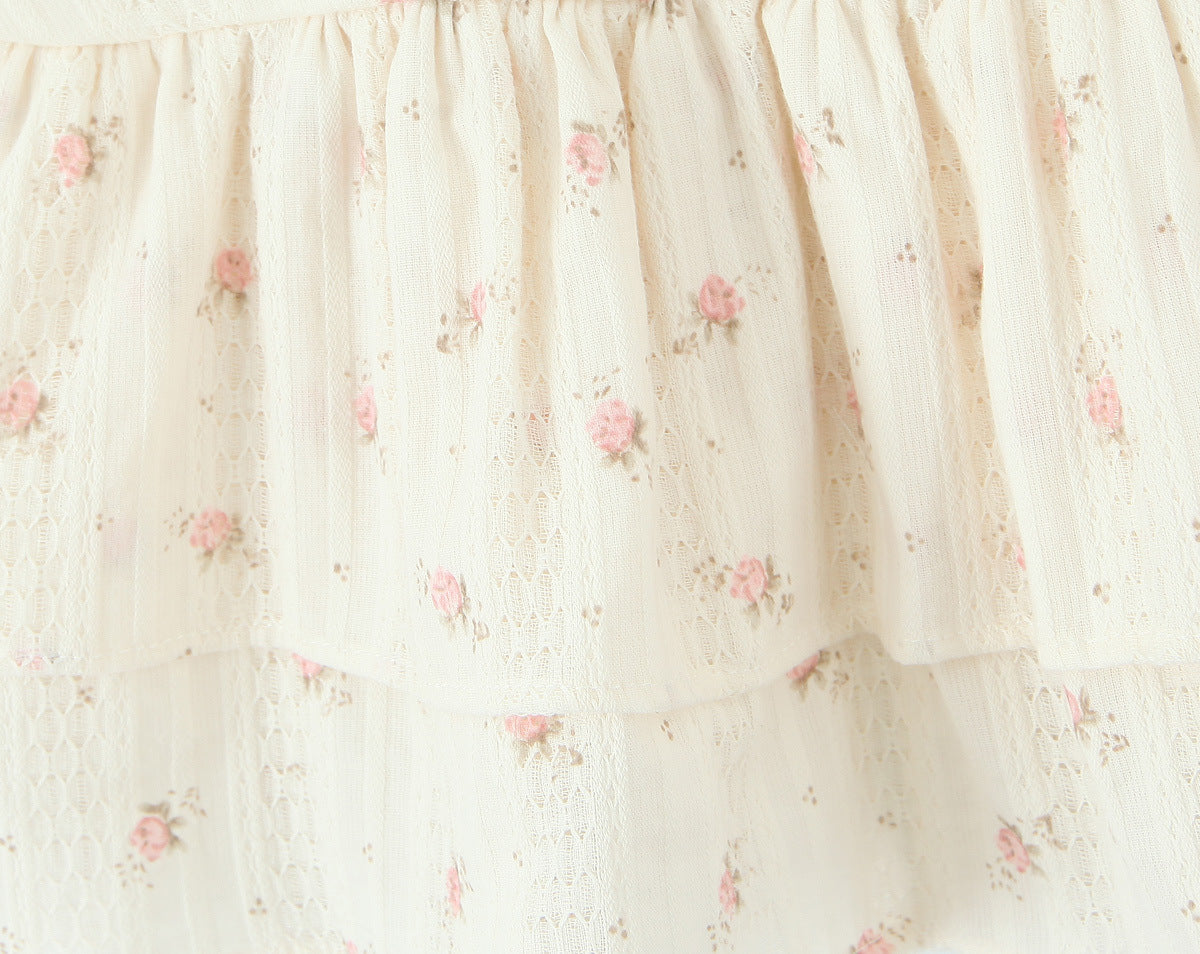 Trendy Floral Crop Top and Skirt Set