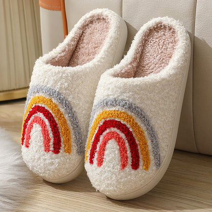 Cute Cartoon Print Cozy Slippers