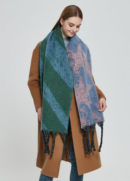 Patchwork Color Star Print Scarves