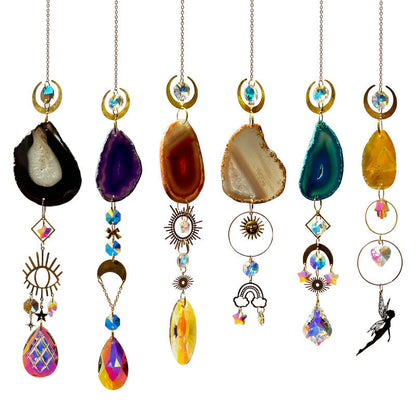 Colorful Stone Hanging Crystal Decoration