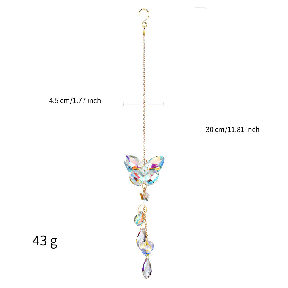 Butterfly Crystal Suncatcher Home Hangings