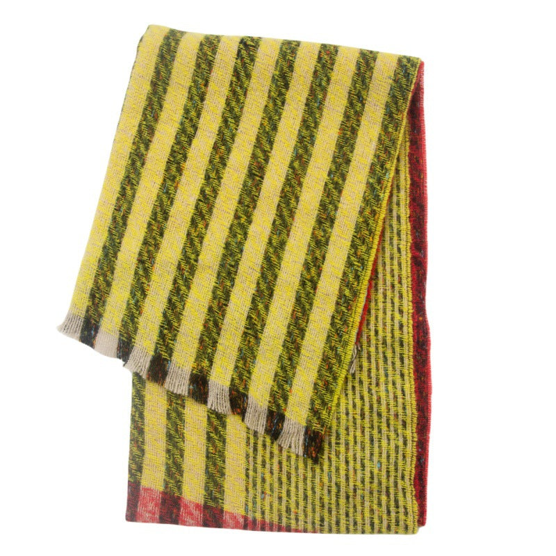 Vintage Stripe Patchwork Scarves