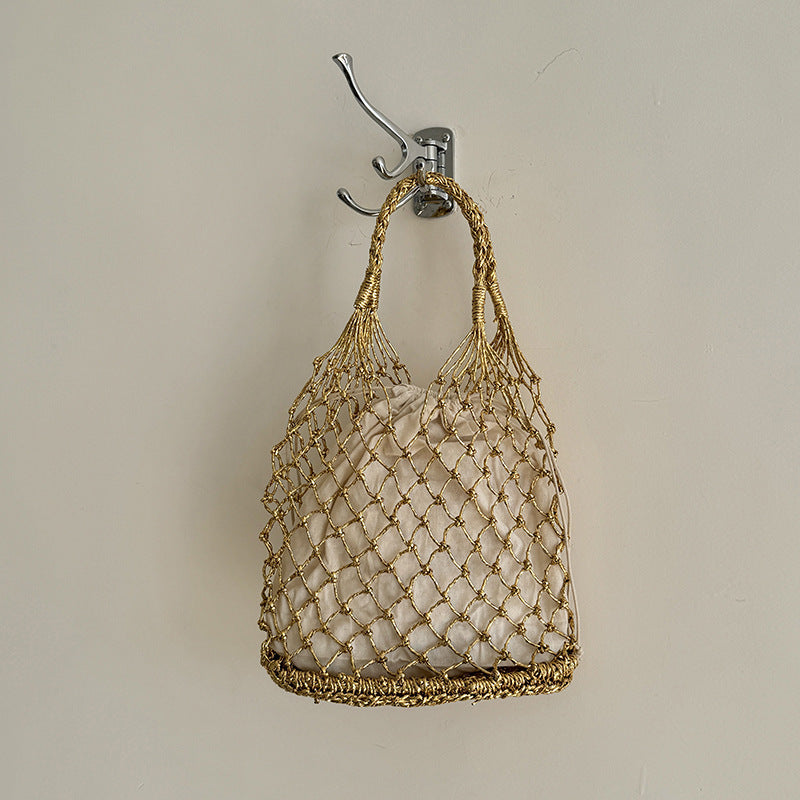 Hollow Out String Simple Handbags