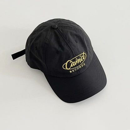 Solid Color Letter Embroidered Baseball Cap