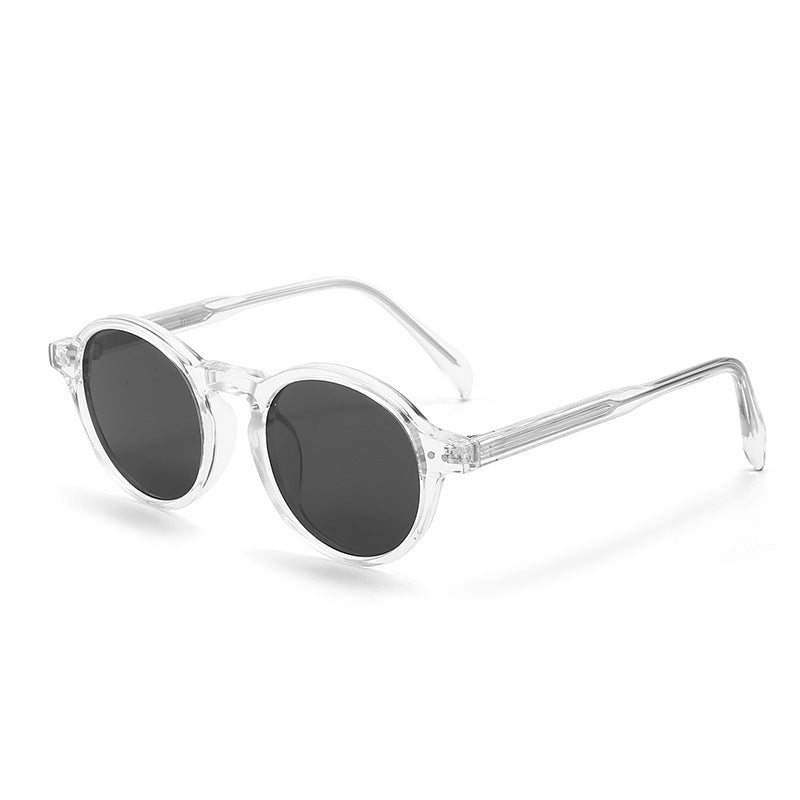 Retro Round Frame Polarized Sunglasses