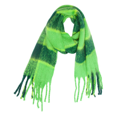 Coloful Plaid Tassel Scarves