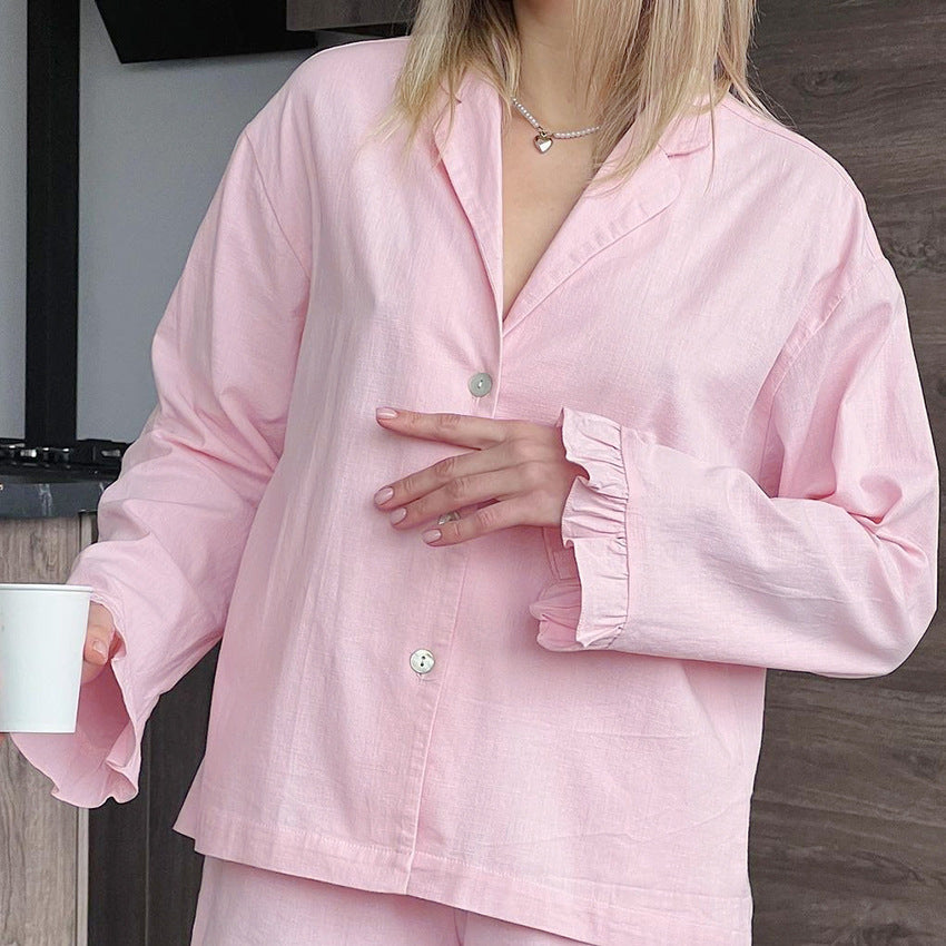 Flounce Cute Loose Sleepwear Sets