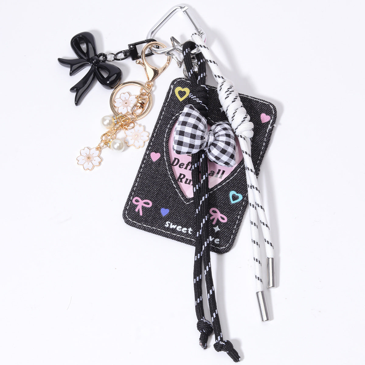 Card Picture Holder Rope Braided Bag Charm