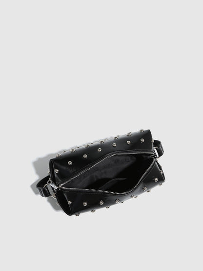 Vintage Studded Square Chain Shoulder Bag