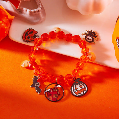 Halloween Funny Pumpkin Spider Ghost Bracelet