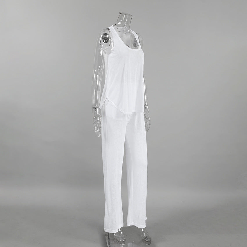 Soft Knit Loose Casual Sleepwear Sets