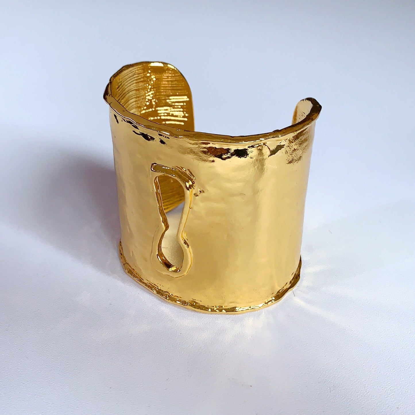 Leopard Print Wide Open Cuff Bracelet