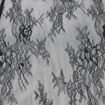 Lace See Through Side Split Long Dress