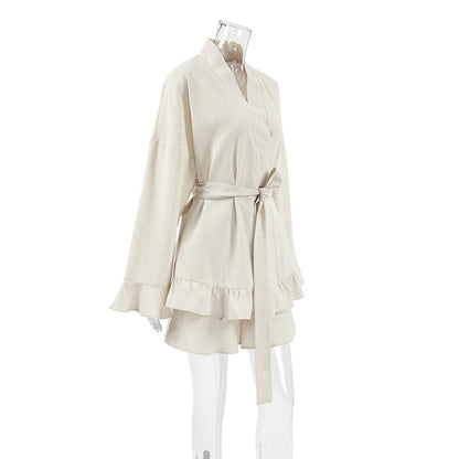 Flounce Simple Loose Homewear Sets