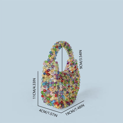 Mini Beads Handmade Party  Handbag