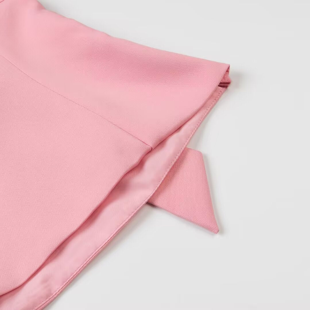 Trendy Solid Color Bowkont Back Sleeveless Top