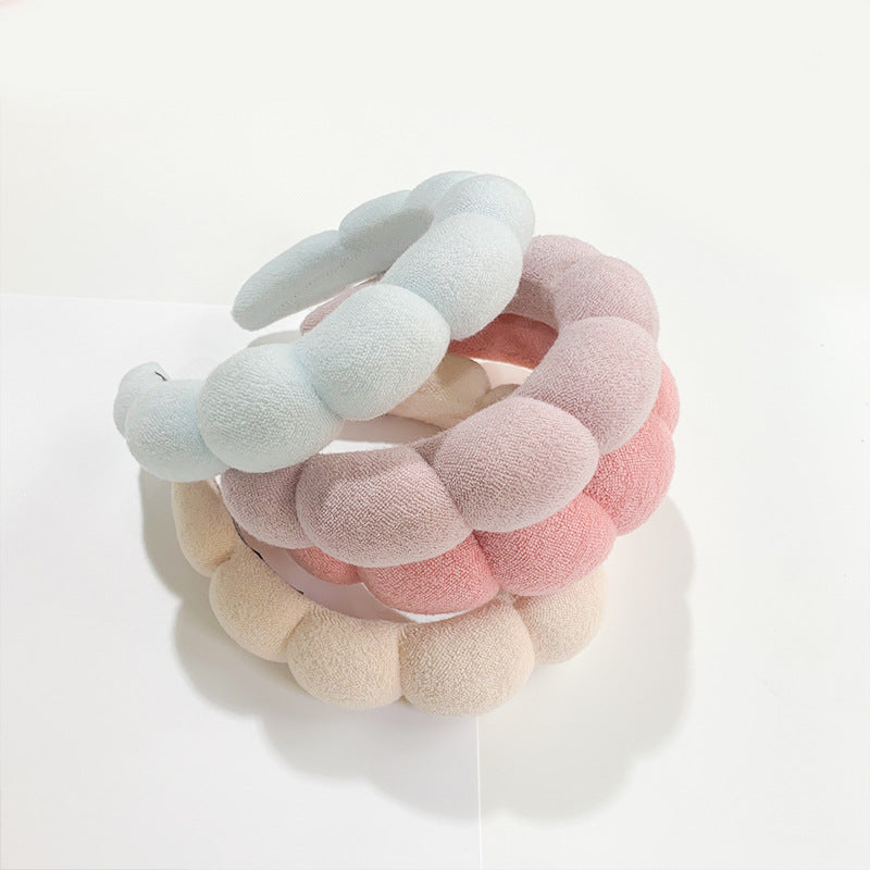 Towel Velvet Cloud Twist Hairband