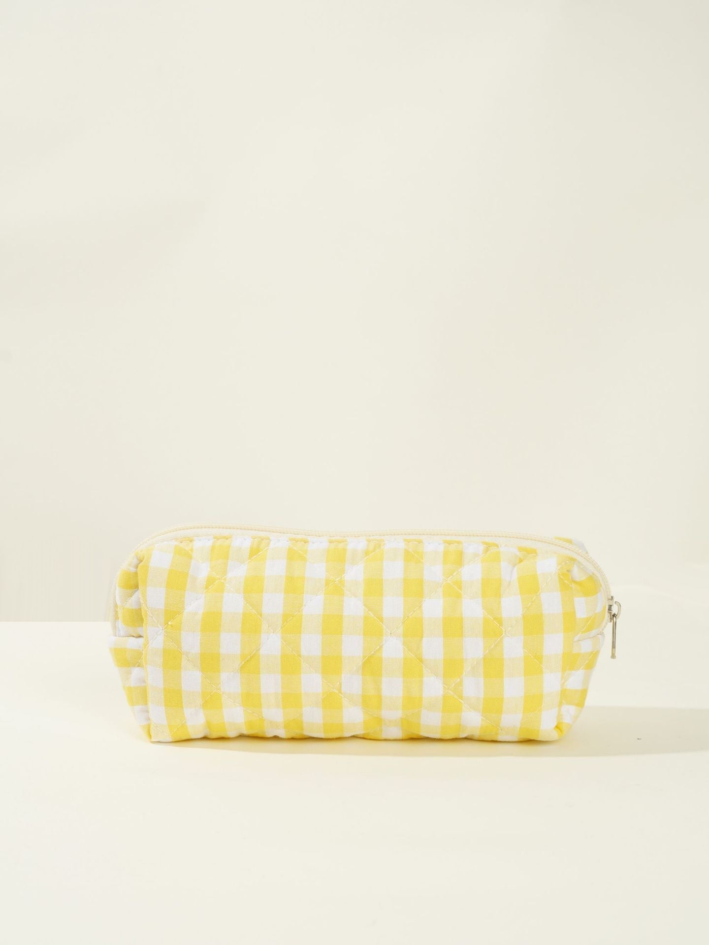 Colorful Plaid Large Capacity Make Up Bag